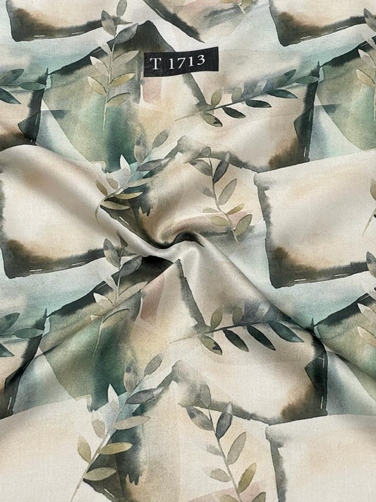Abstracts Prints On Modal Satin
