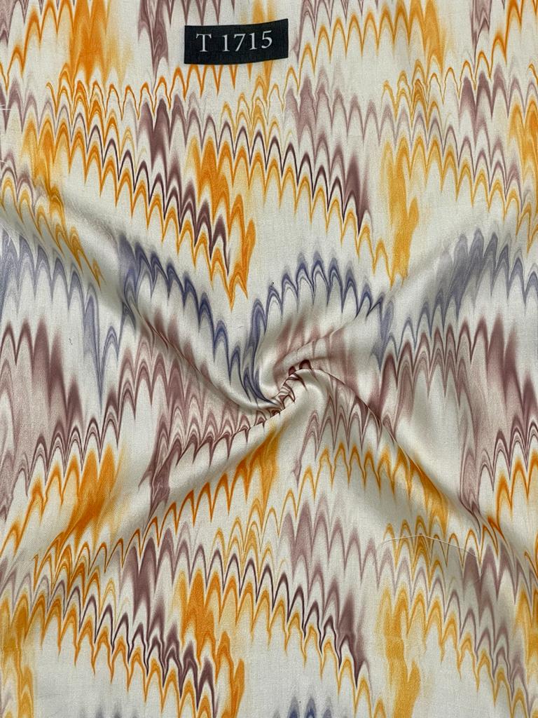Abstracts Prints On Modal Satin