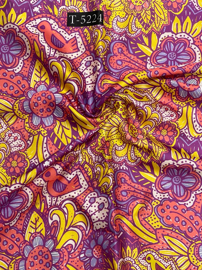 ZARA PRINT ON MODAL SATIN