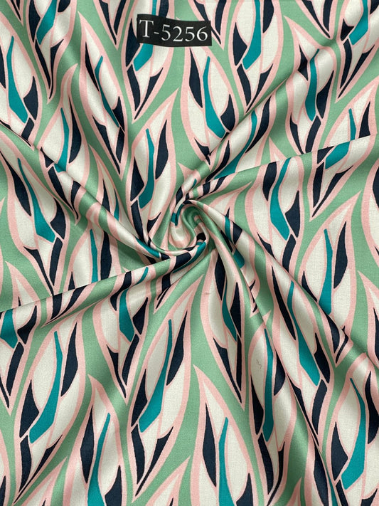 Abstracts Prints On Modal Satin