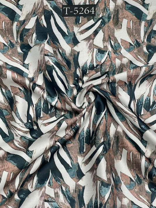 Abstracts Prints On Modal Satin
