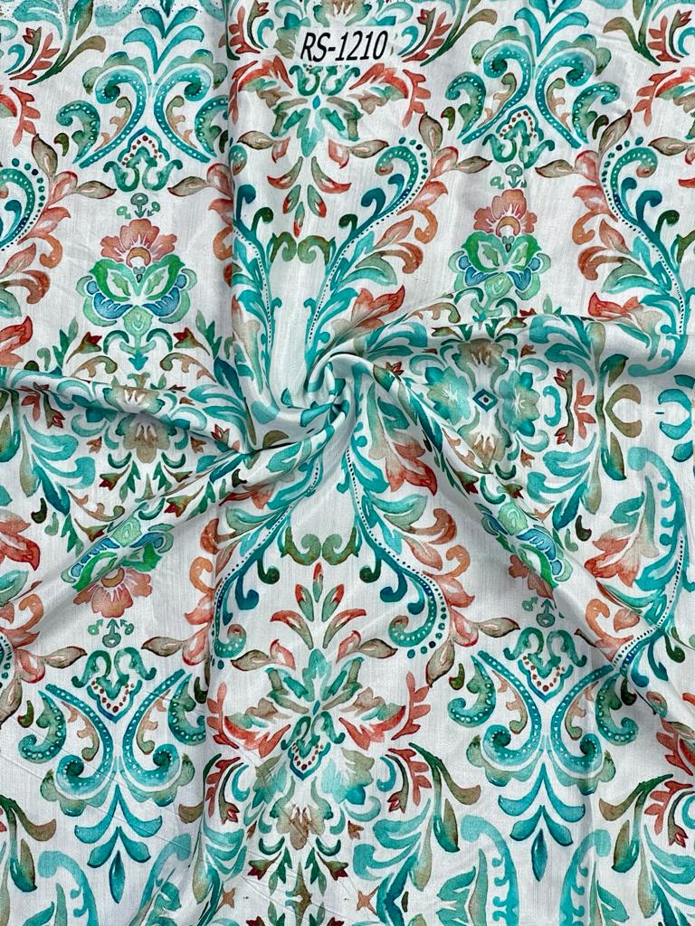 Pure Viscose Muslin mixed Print