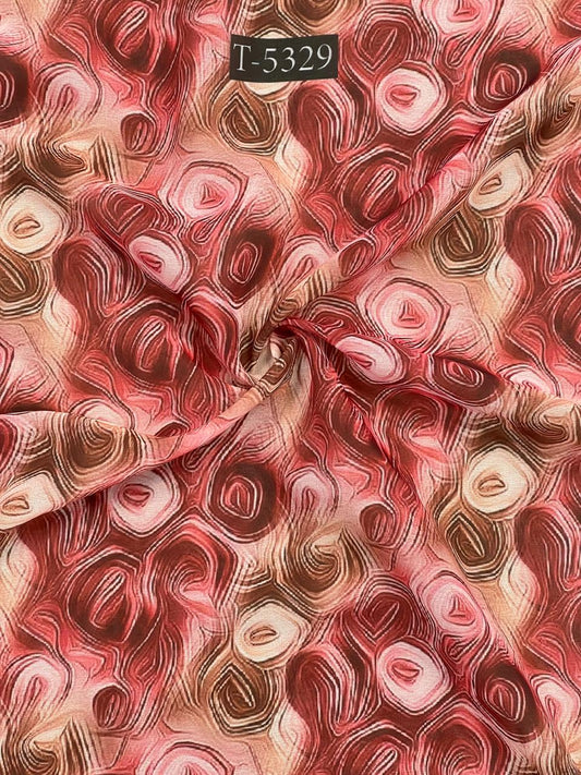 Georgette Abstract Print