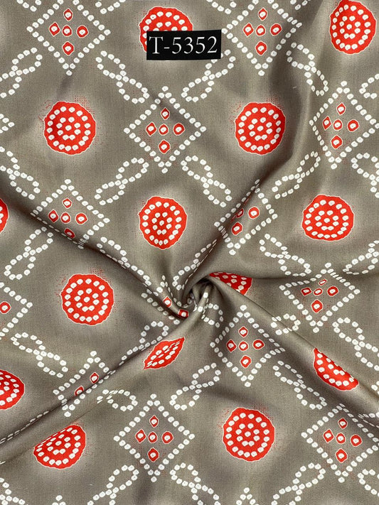 BANDHANI PRINT ON MODAL SATIN