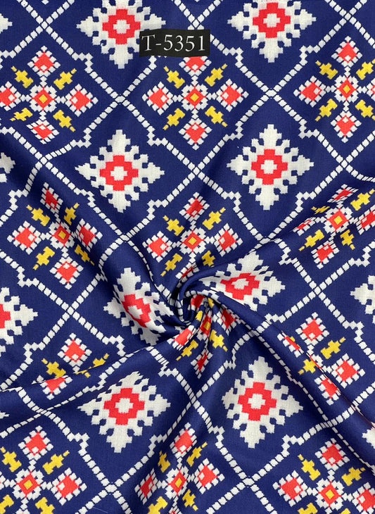 BANDHANI PRINT ON MODAL SATIN