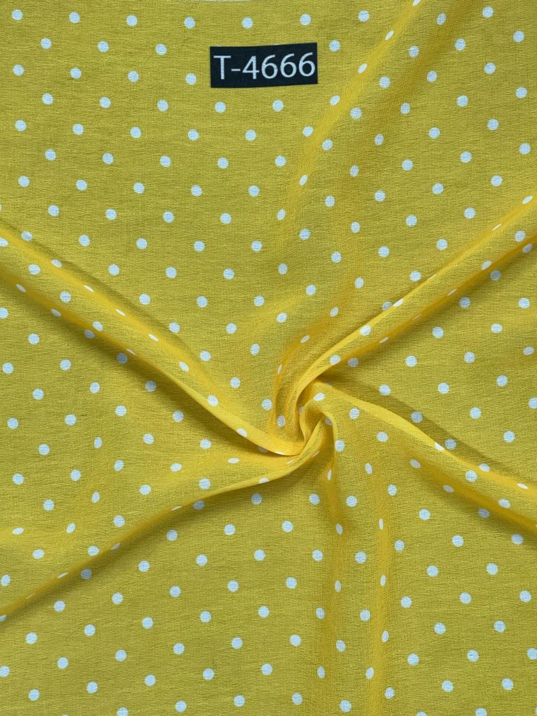 Georgette Polka Dot Print