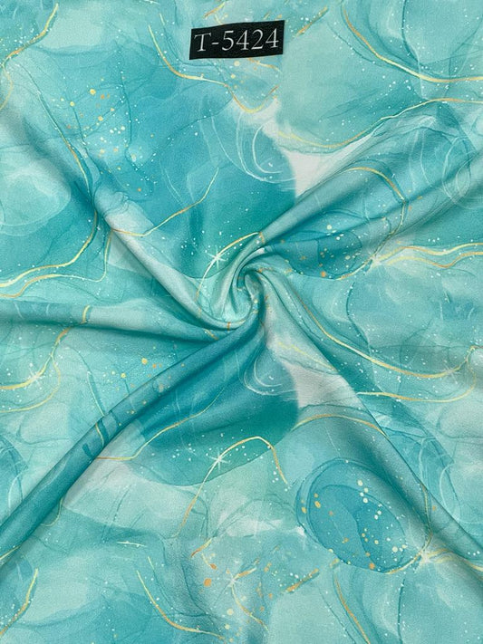 Crepe Marble Print