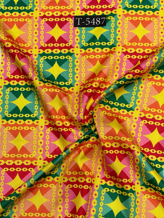 Navratri Theme Tussar Print