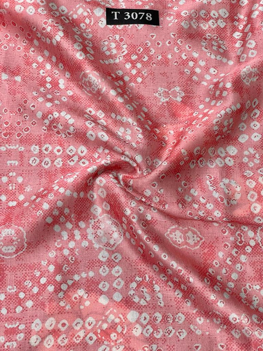 Bandhani print on Modal Satin