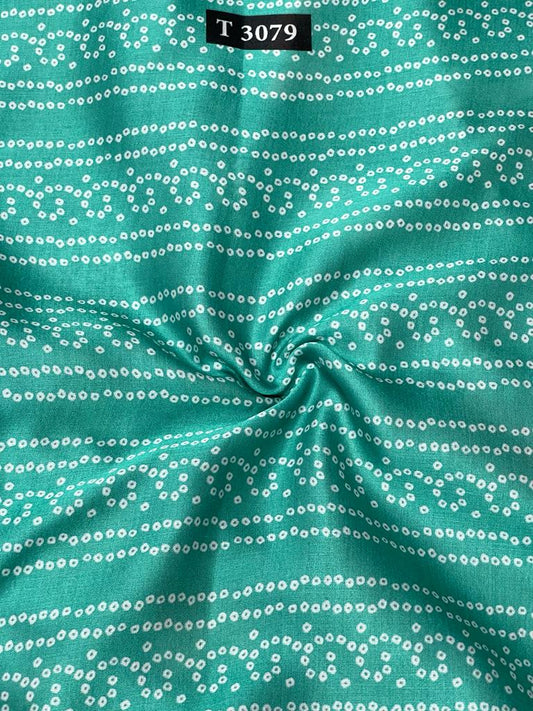 Bandhani print on Modal Satin