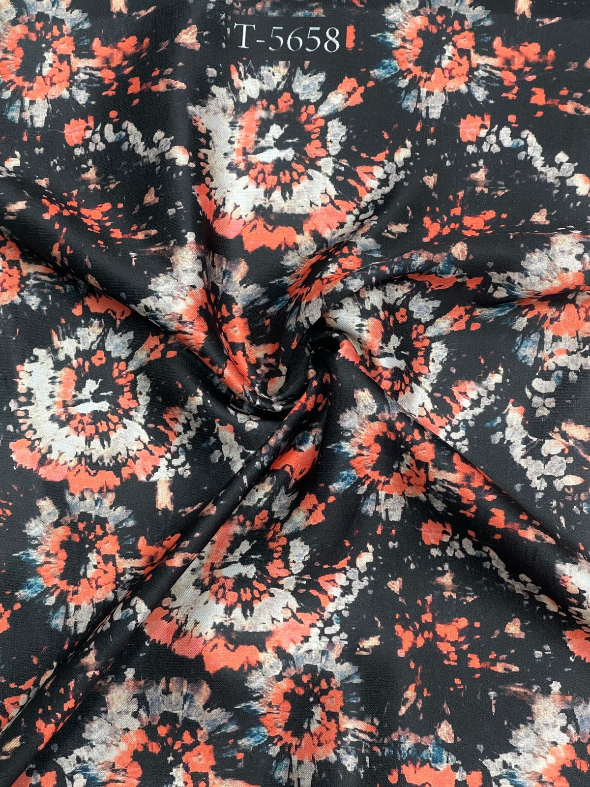 Modal Satin Tie & Dye prints