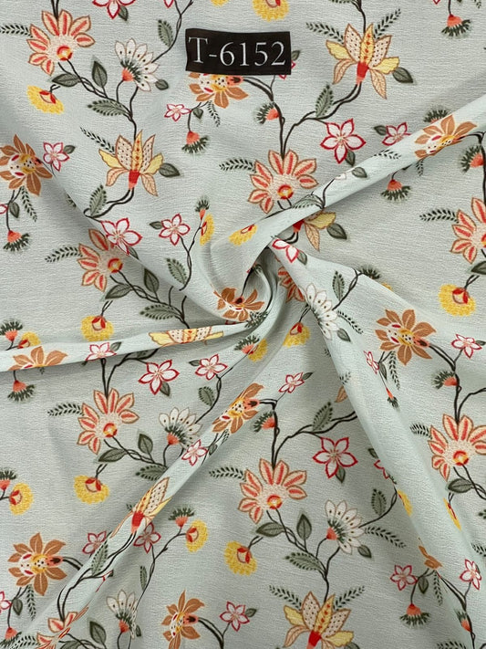 NEW GEORGETTE FLORAL PRINT