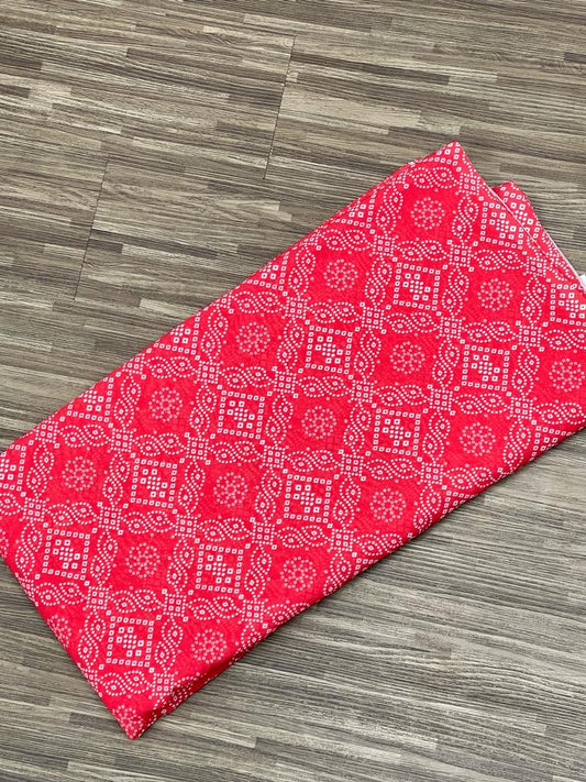 GEORGETTE BANDHANI WITH COLOURS