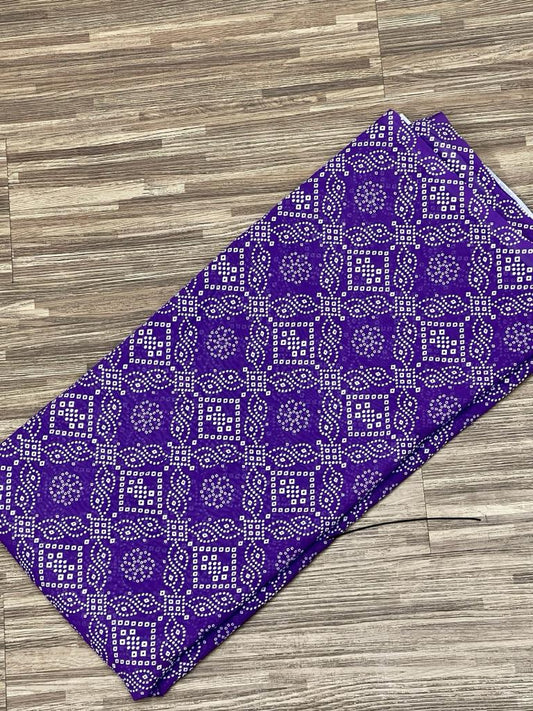 GEORGETTE BANDHANI WITH COLOURS