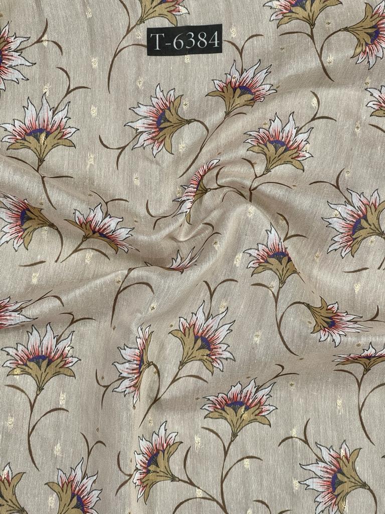 Chanderi Jacquard Butti Prints