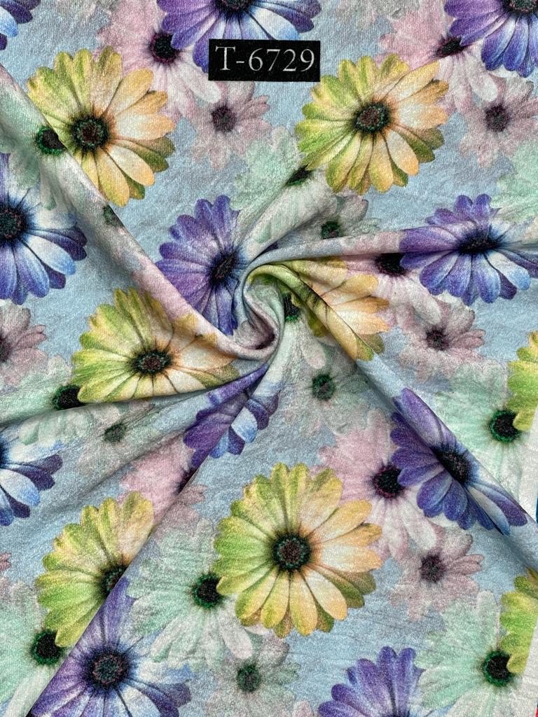 VELVET ABSTRACT FLORALS PRINTS