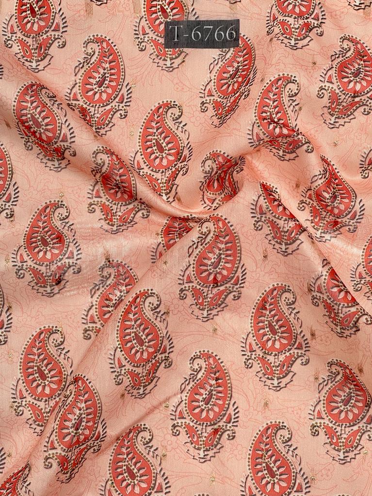 Chanderi Jacquard Butti Prints