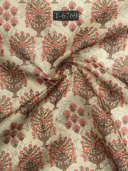 Wholesale Chanderi Jacquard Butti Prints | The Wardrobe Fabrics