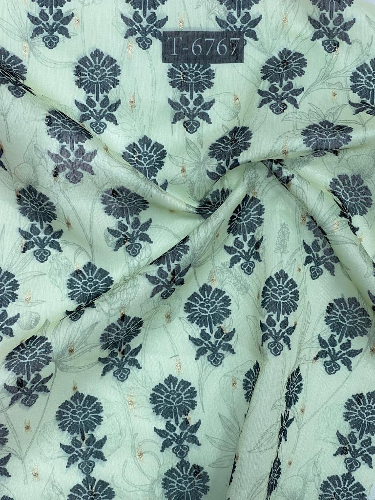 Chanderi Jacquard Butti Prints