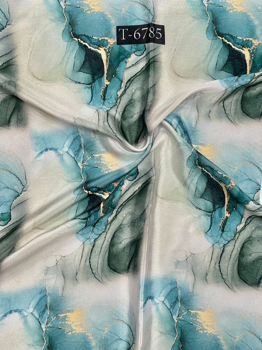 Crepe Marble Print