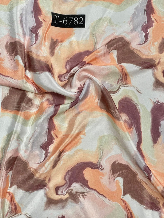 Crepe Marble Print