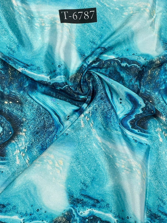 Crepe Marble Print