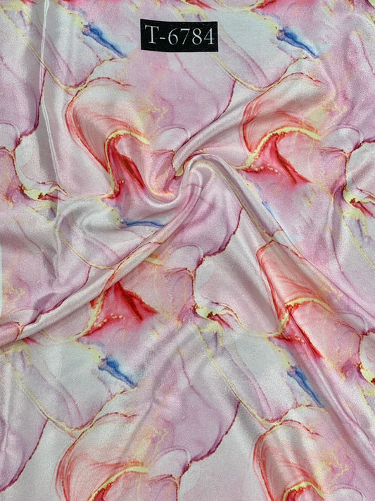Crepe Marble Print