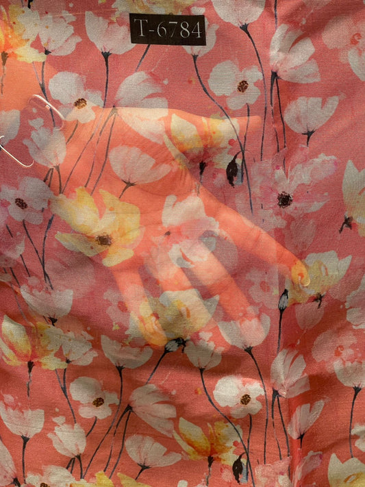 Organza Floral Print