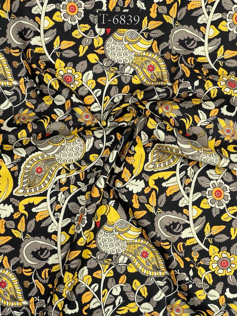 Kalamkari Print On Muslin