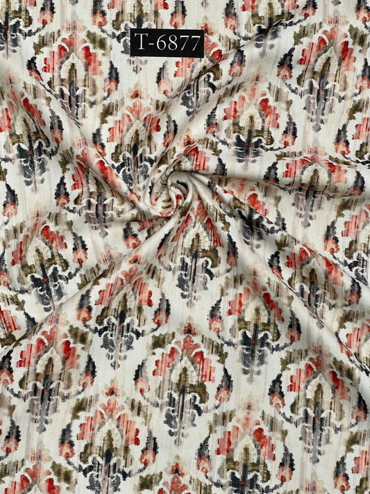 Rayon Ikkat Print