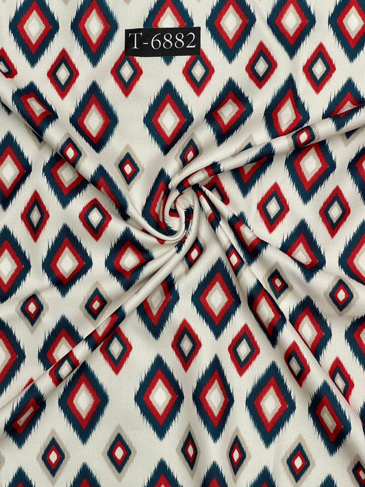 Rayon Ikkat Print