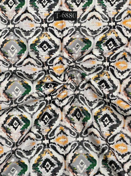 Rayon Ikkat Print