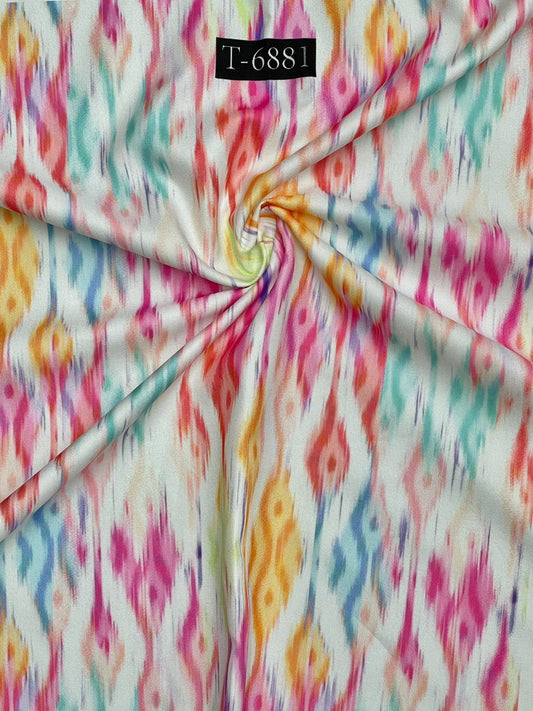 Rayon Ikkat Print