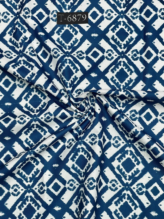 Rayon Ikkat Print
