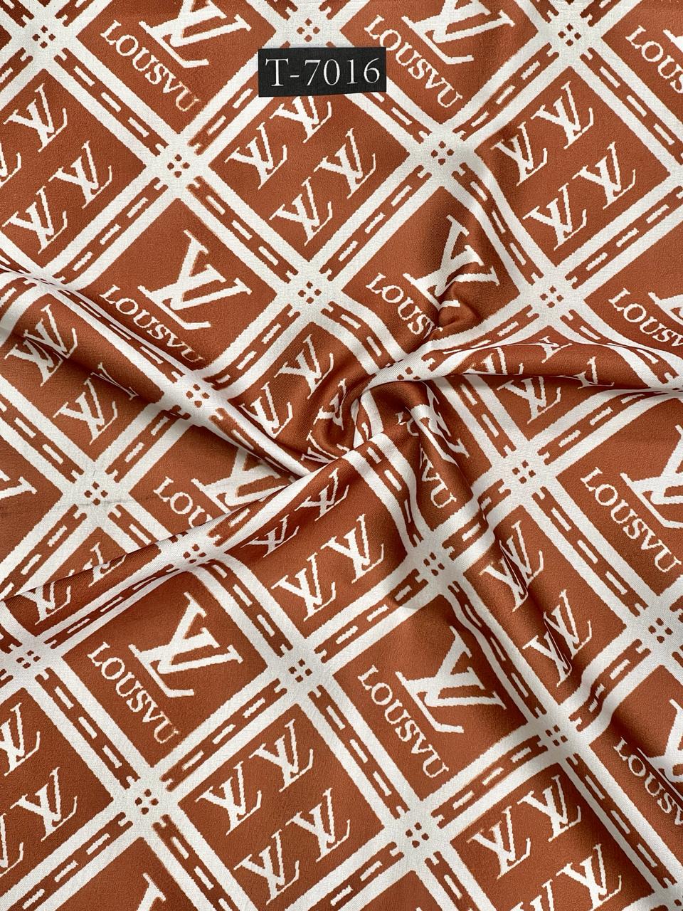 BRAND PRINTS ON SATIN