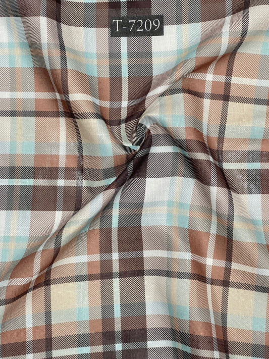 Checks Prints Collection On Linen