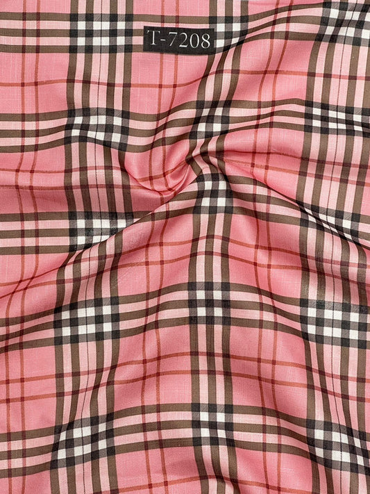 Checks Prints Collection On Linen