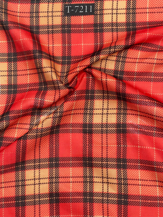 Checks Prints Collection On Linen