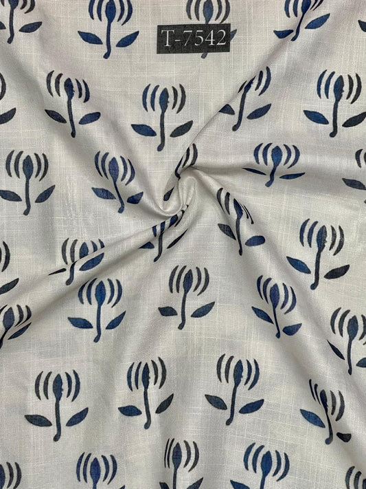 summers design in cotton linen