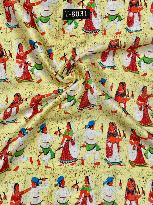 NAVRATRI SPECIAL GARBA PRINTS ON SATIN