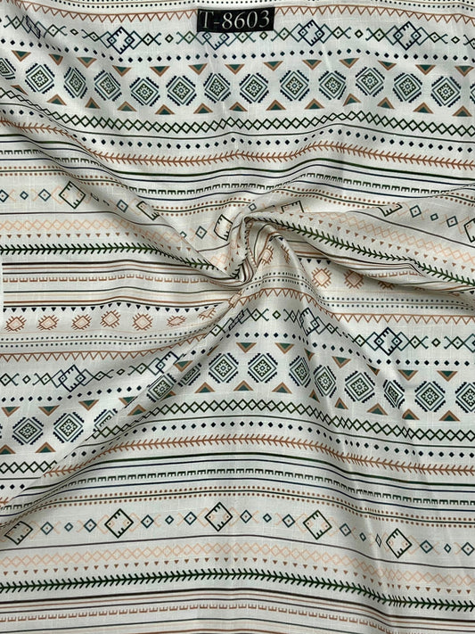 LINEN GEOMETRIC PRINTS