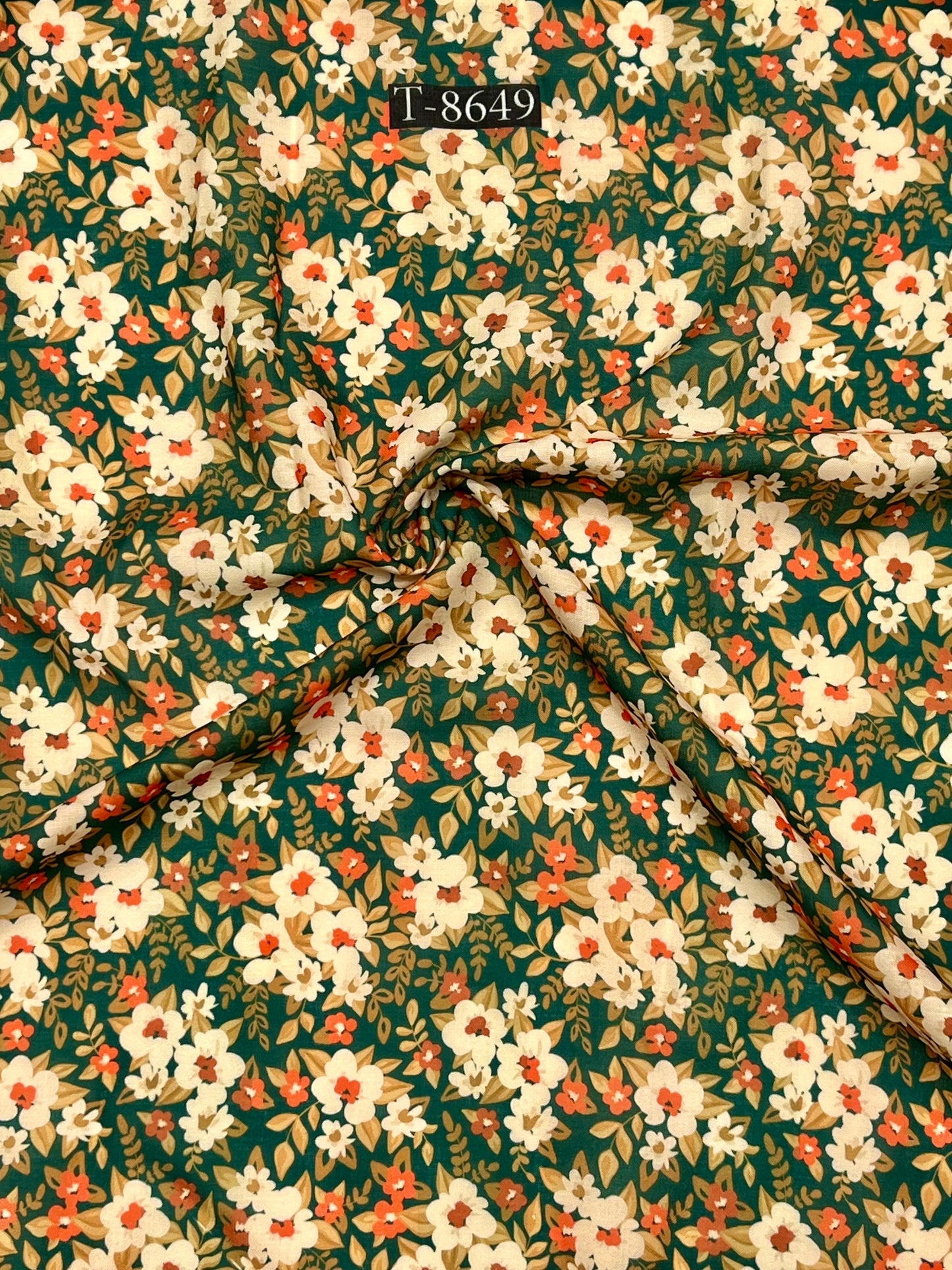 Floral Print on Cotton