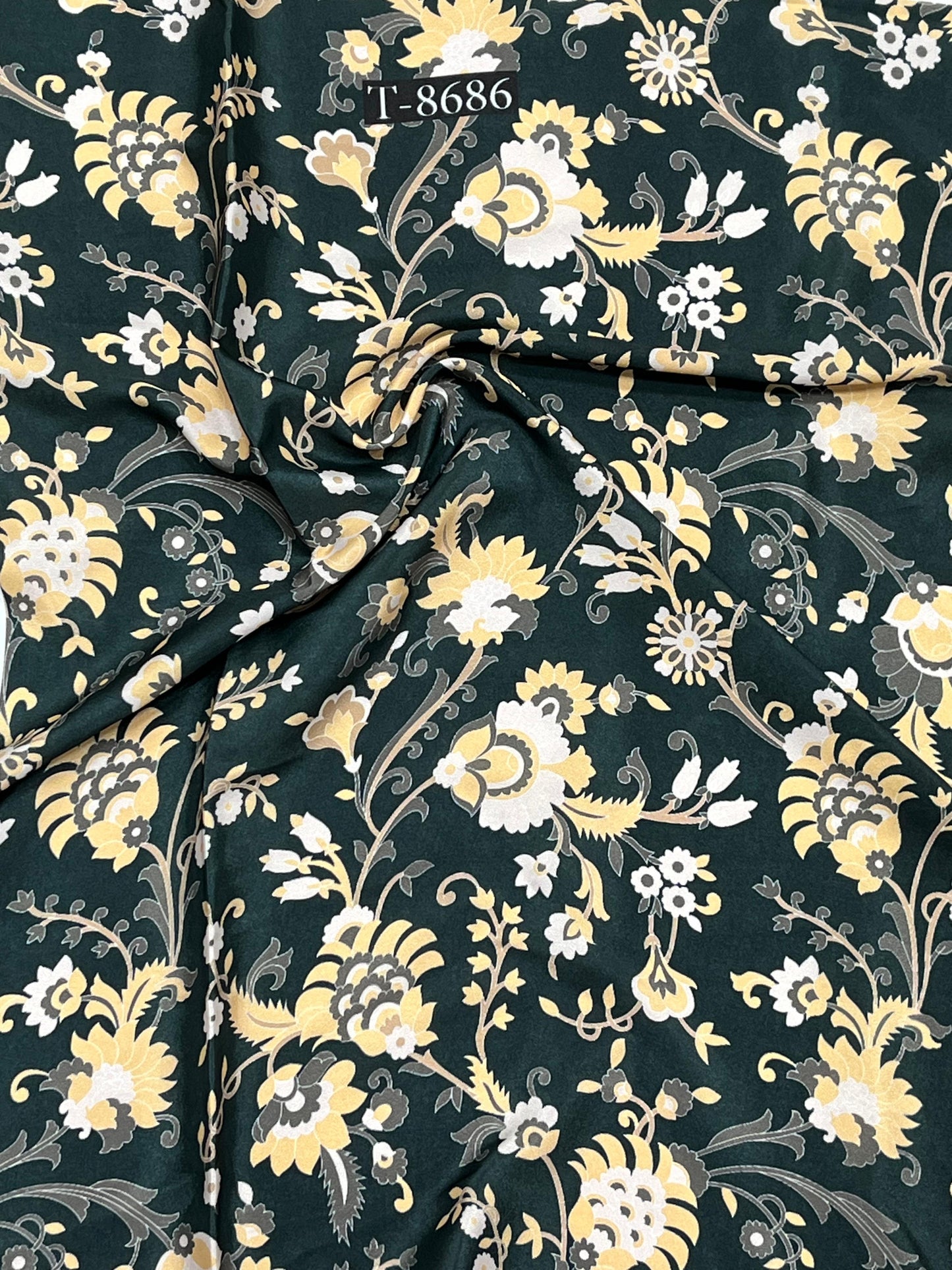 Dusty Floral Prints on Crepe