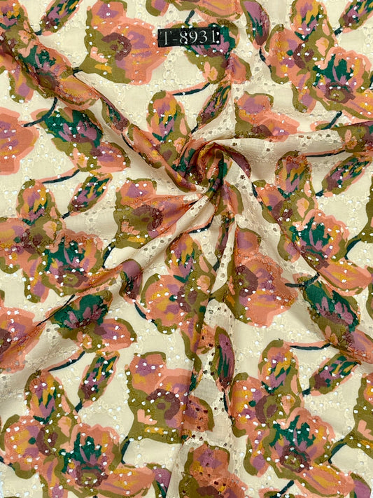 FOOTBALL HAKOBA FLORAL FABRIC