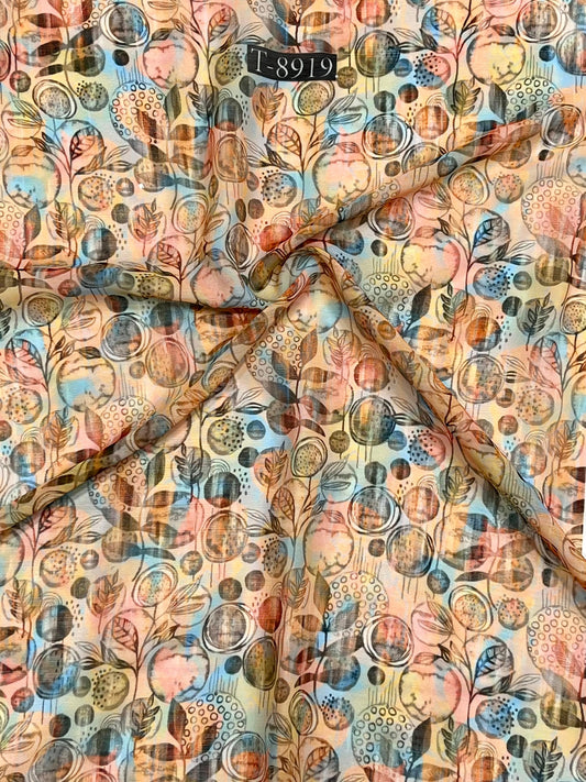 BLOSSOM PRINTS ON CHIFFON