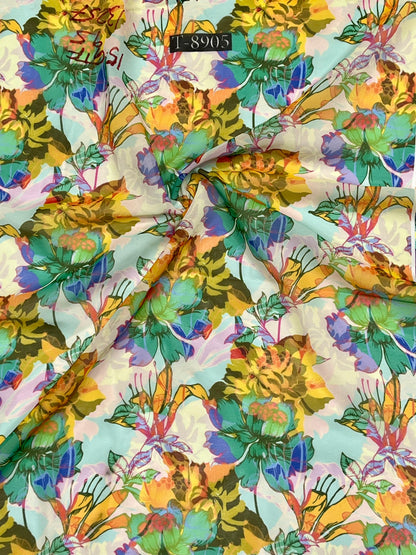 Wholesale BLOSSOM PRINTS ON CHIFFON – FLORAL CHIFFON FABRICS | The Wardrobe Fabrics