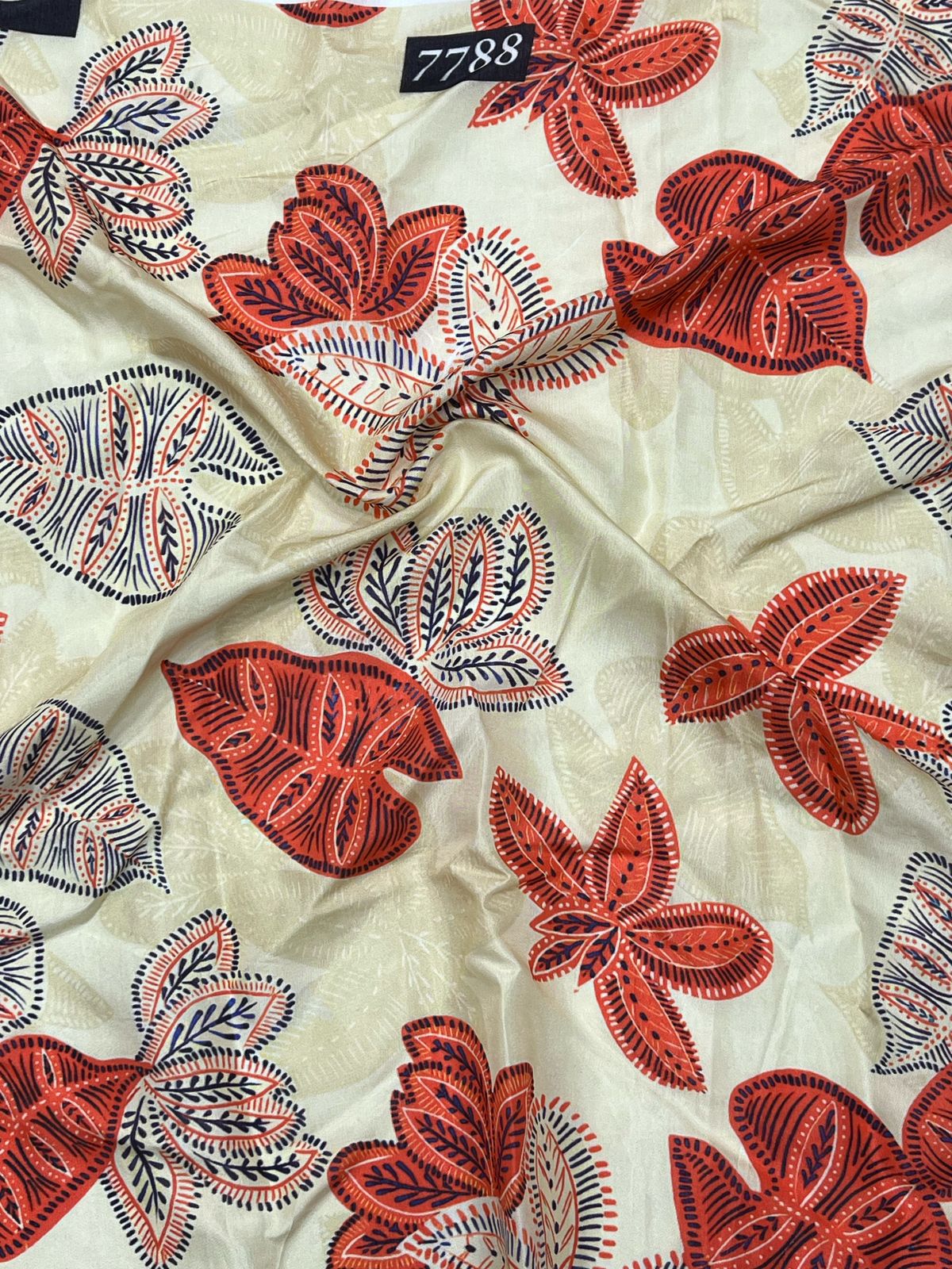 Floral Prints On Pure Viscose Muslin
