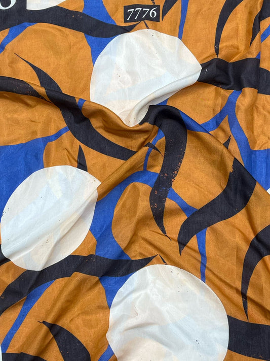 Floral Prints On Pure Viscose Muslin