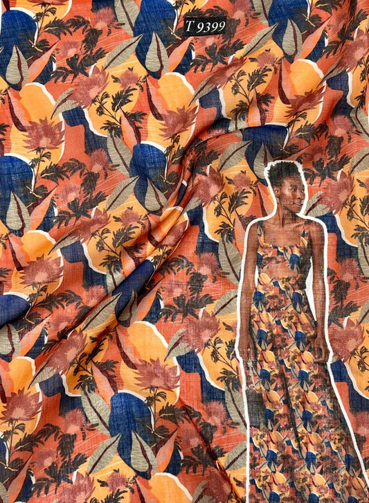 Linen FLORAL PRINT