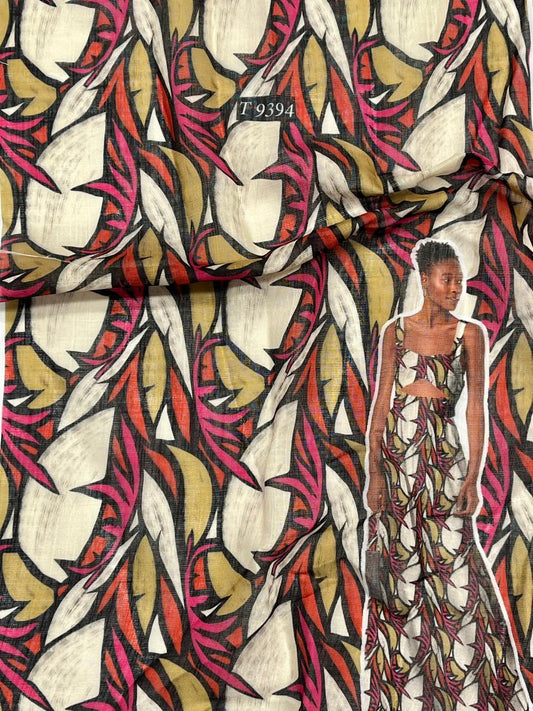 Linen FLORAL PRINT